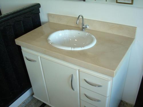 Lavatorio crema marfil cuba sobrepor